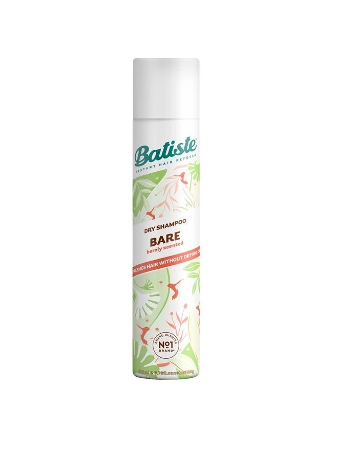 Batiste - DRY SHAMPO BARE BARELY SCENTED 200ML - Image 1