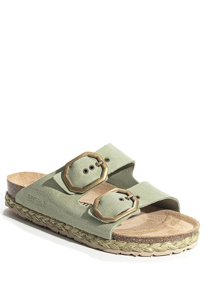 BAYTON Atlas Leather Flat Sandals