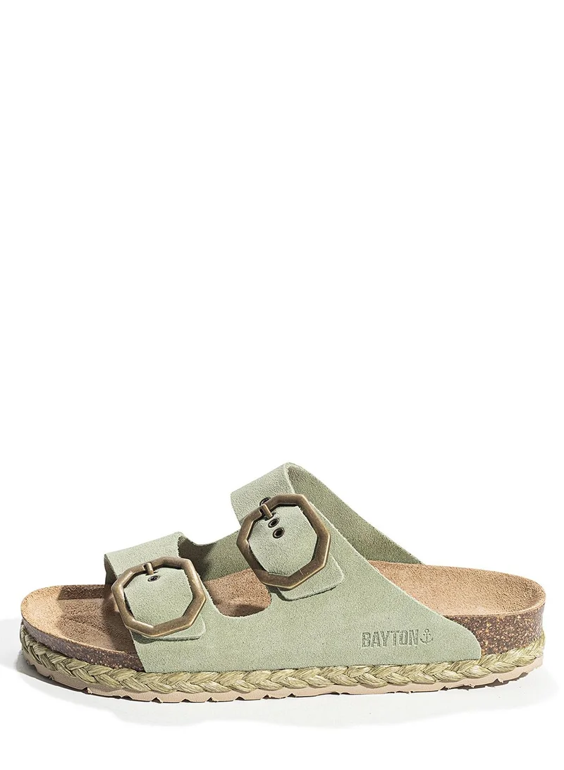Bayton  Atlas Leather Flat Sandals for Women | Best Price UAE