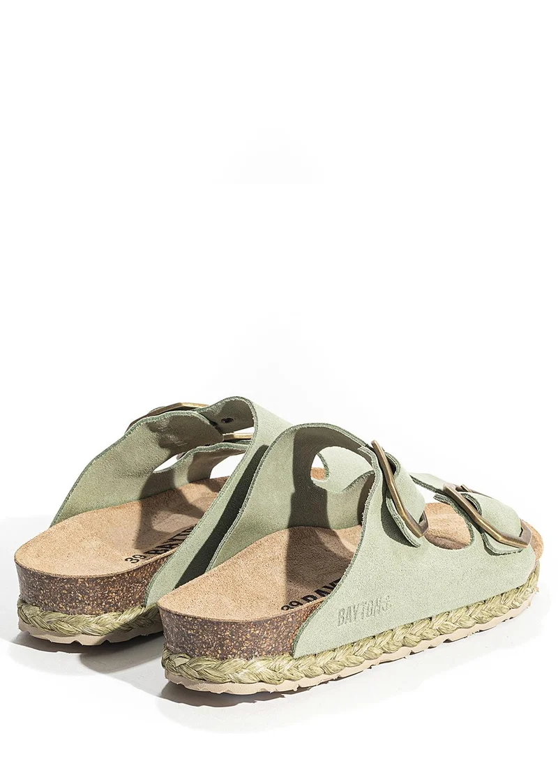 Bayton  Atlas Leather Flat Sandals for Women | Best Price UAE