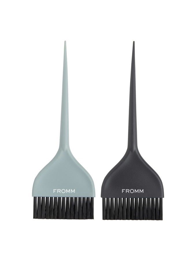 Fromm Color Studio 2-7/8" Firm Color Brush 2-Pack for Hair Stylist with Blunt Tips for All Over Color, Highlights, and Root Touch Ups for for Thick, Curly, and Coarse Hair - Image 1