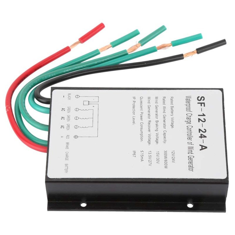 Wind Turbine Charge Controller: 12V 24V Auto Voltage Identification, Waterproof Design - Multi-Protection Functions MPPT/PWM Controller for Off-Grid Wind Solar Power Systems - Image 3
