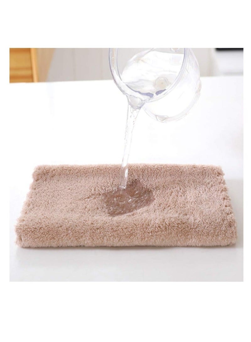 كابتن تيك 12-Pack Baby Washcloths, Baby Face Towels Microfiber Coral Fleece Extra Absorbent And Soft For Newborns, Infants and Toddlers, Absorbent and Breathable - Image 4