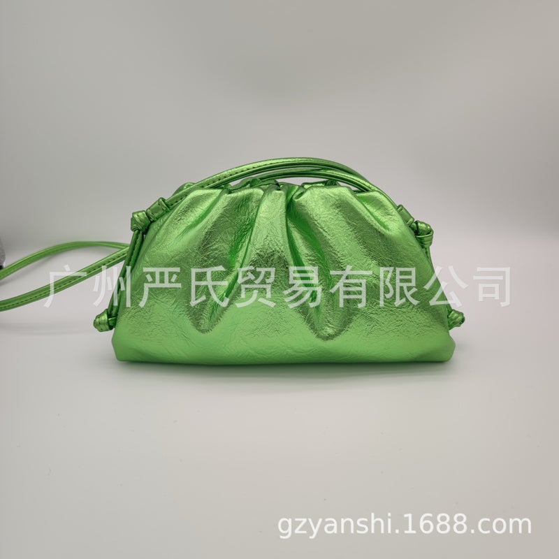 Zebra Pattern Cloud Bag Women'S Bag Pleated Dumpling Bag New Fashion Shoulder Crossbody Bag Hand-Held Women'S Bag - Image 1