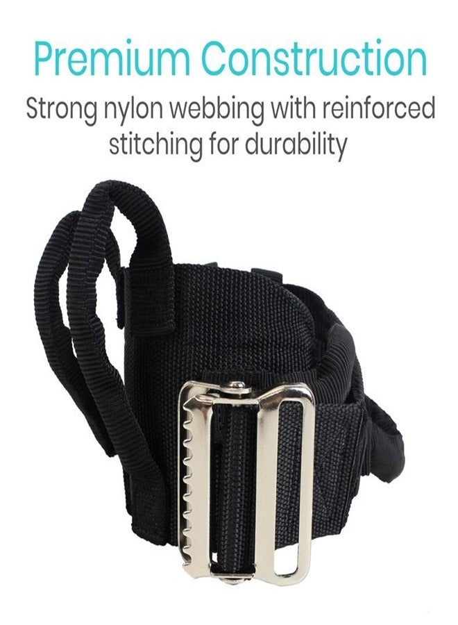 Generic Handles Medical Nursing Safety Gait Patient Assist Bariatric Pediatric Elderly Handicap Occupational Physical Therapy Pt Gate Strap Quick Release Metal Buckle Transfer Belt - Image 4