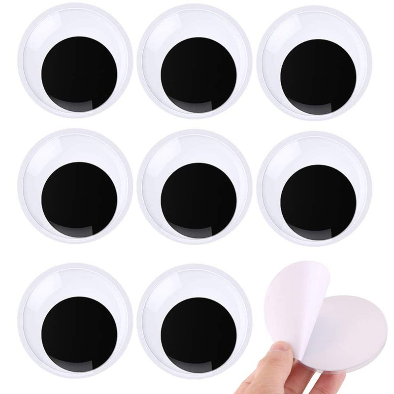 TrlaFy Large Wiggle Eyes 236 inch Self Adhesive Giant Googly Wiggle Eyes for Crafts 60mm10pcs
