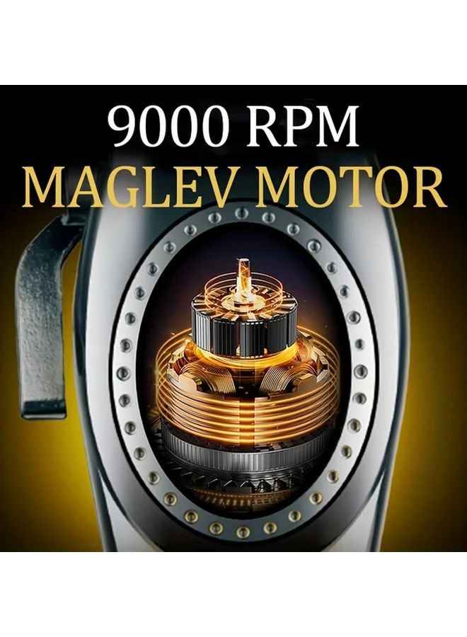 Kemei KM 1767 ماكينة حلاقة كهربائية احترافية أزرق شحن سريع باليو إس بي - Image 5