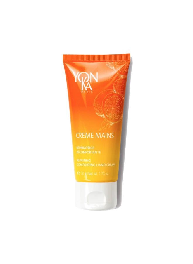 Yonka Yon-Ka Sweet Orange Shea Butter Hand Cream (50ml) Intensely Norishing for Dry Hands, Vitamins E and Grape Seed Oil Soften and Repair, Fragrant Manarin and Citrus Scent, Nourish Nails and Cuticles - Image 1
