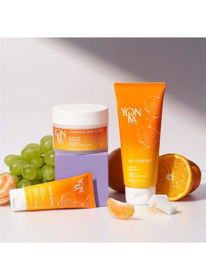 Yonka Yon-Ka Sweet Orange Shea Butter Hand Cream (50ml) Intensely Norishing for Dry Hands, Vitamins E and Grape Seed Oil Soften and Repair, Fragrant Manarin and Citrus Scent, Nourish Nails and Cuticles - Image 5