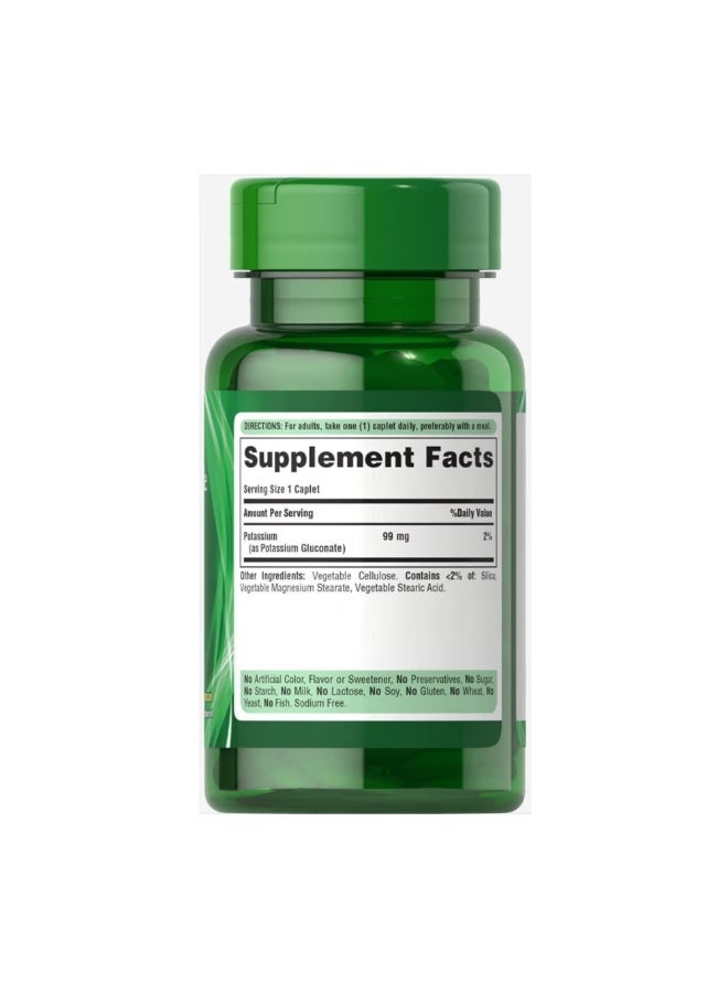 Puritan Potassium 99mg 100 Tablets - Image 2