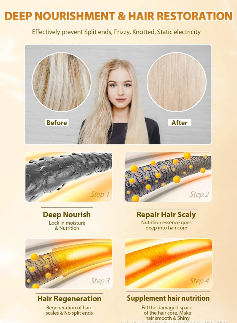 سامنيت عصا شمع للشعر، شمع ناعم لتصفيف الشعر المستعار، عصا دهنية لتصفيف الشعر غير دهني للحواف المجعدة والشعر المجعد - 2.7 أونصة - Image 4