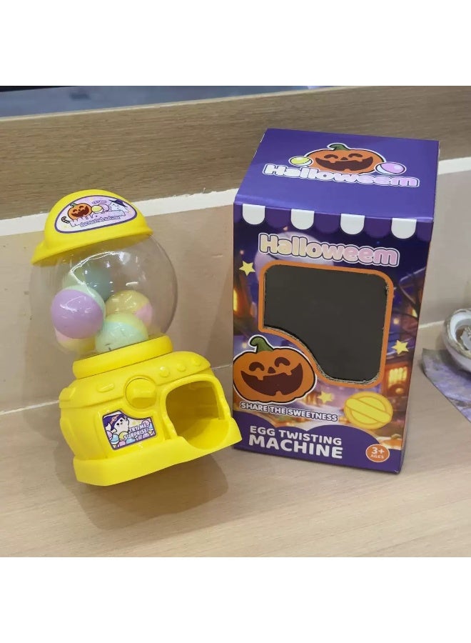Halloween Candy Capsule Toy Machine – Mini Gashapon Vending Toy Dispenser with Surprise Toys Inside | Fun Halloween Gift for Kids & Party Decoration - Image 3