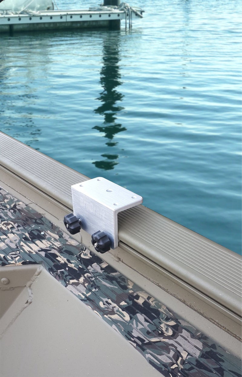 Brocraft Universal 90 Degree Boat Gunnel Track System Bracket - Image 1