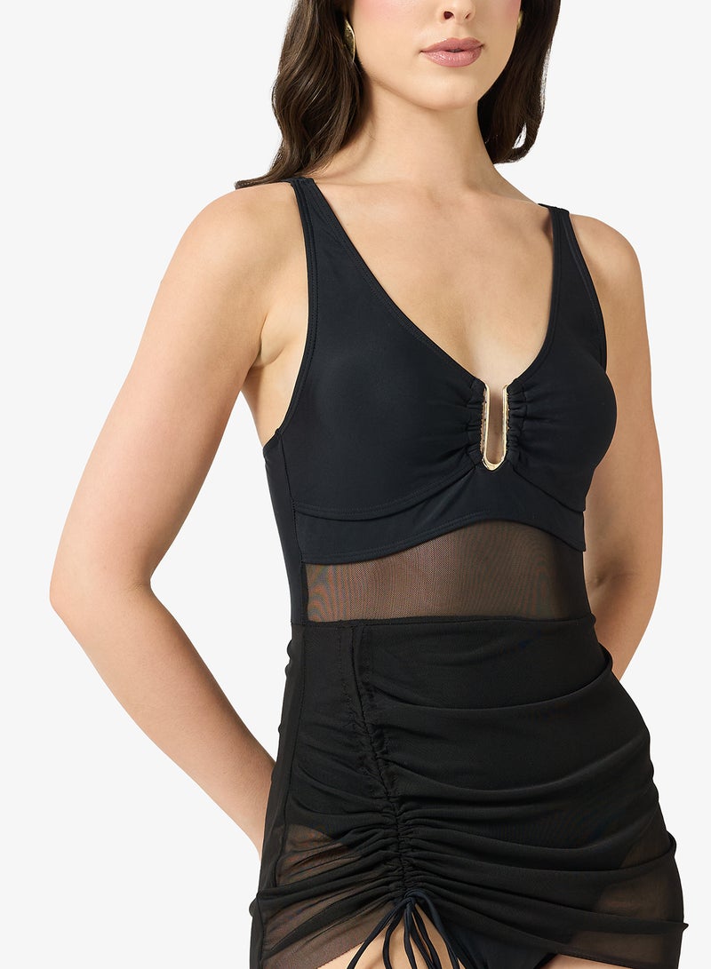 ELLA Swimsuit With Sheer Tankini - Image 3