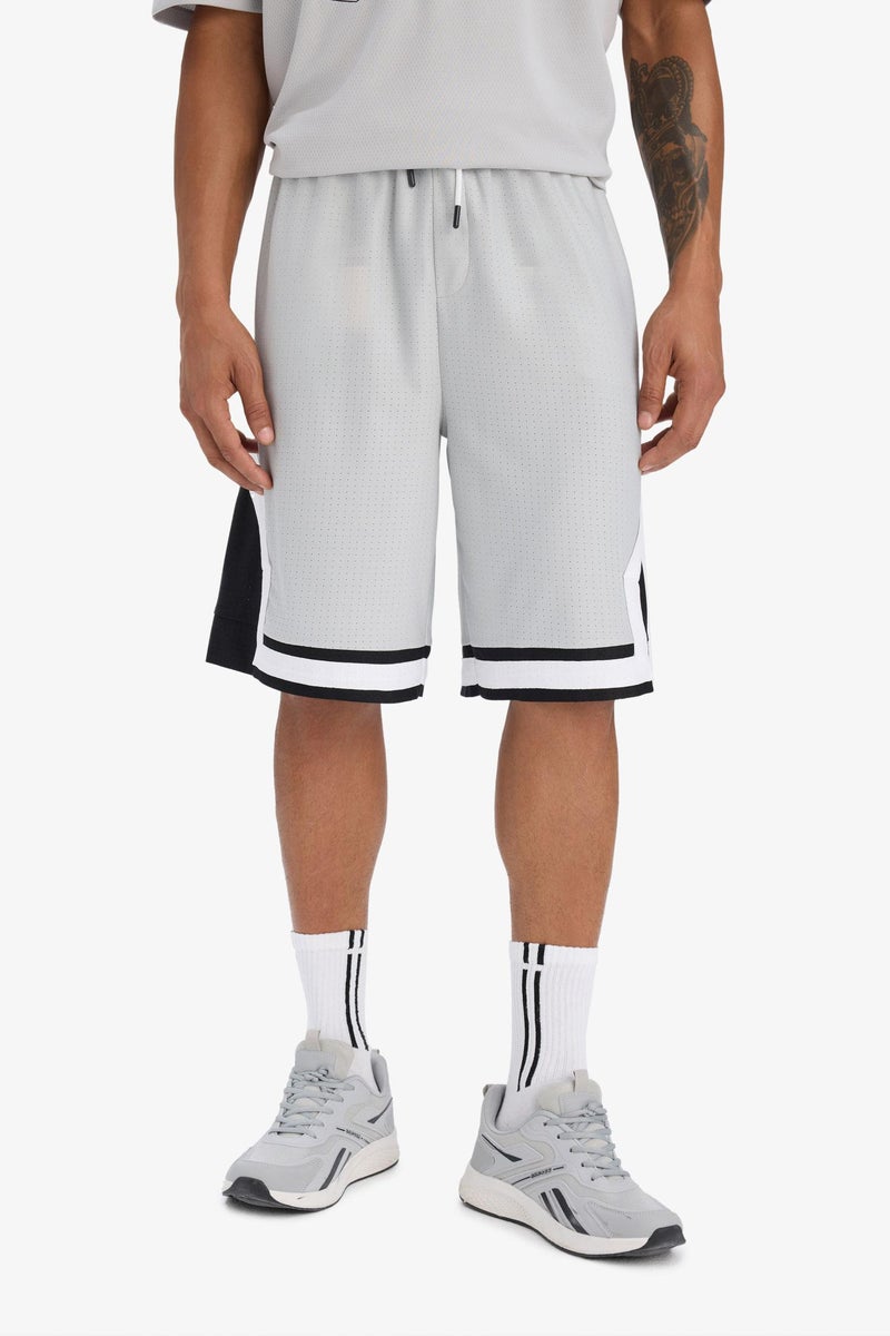 DeFacto Man Oversize Fit Printed Short Leg Shorts  - Image 1