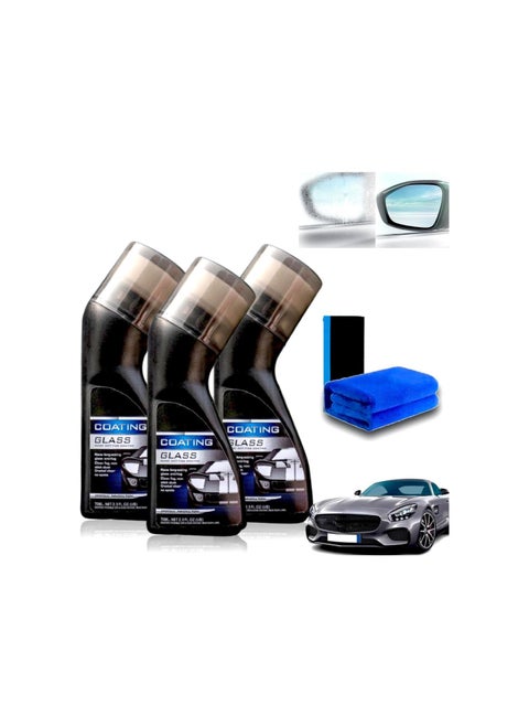 Micro Molecular Anti Fog Coating Agent Wiper, Micro Molecular Antifog Car Windshield, Magic Gem Anti Fog Coating Agent, Micro Molecular Anti Fog Windshield Coating Agent for Car Windshield (1, 3pc)