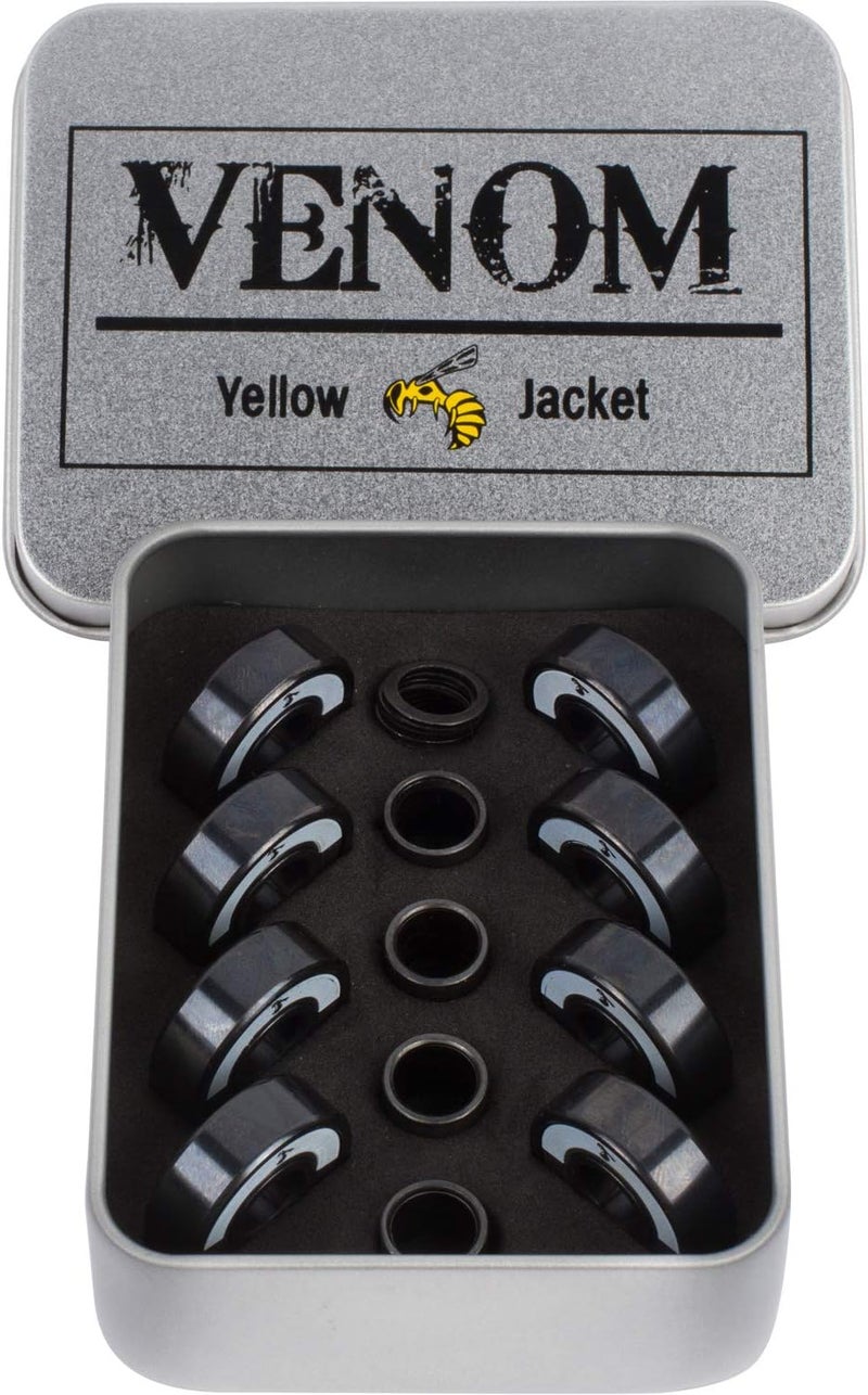 Yellow Jacket Premium Skateboard Bearings – Titanium Coated, Ceramic Balls – Pro Longboard – High Speed, Precision for Skateboards, Longboards, Skates - Image 1