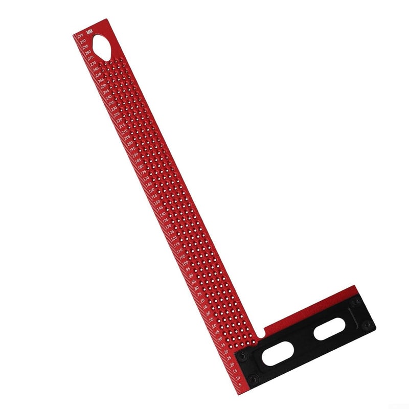 L Shape Woodworking Scriber Ruler 300 Type Aluminum Alloy Precision Measuring Marking Tool - Image 5