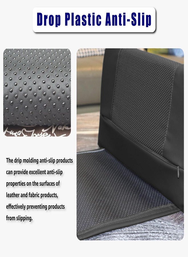 AmazeCov Non-Slip Memory Foam Neck Pillow for Recliner - Adjustable and Breathable Perforated Leather Design in Black, Ideal for Pain Relief at Home, Office, and Travel - Image 3