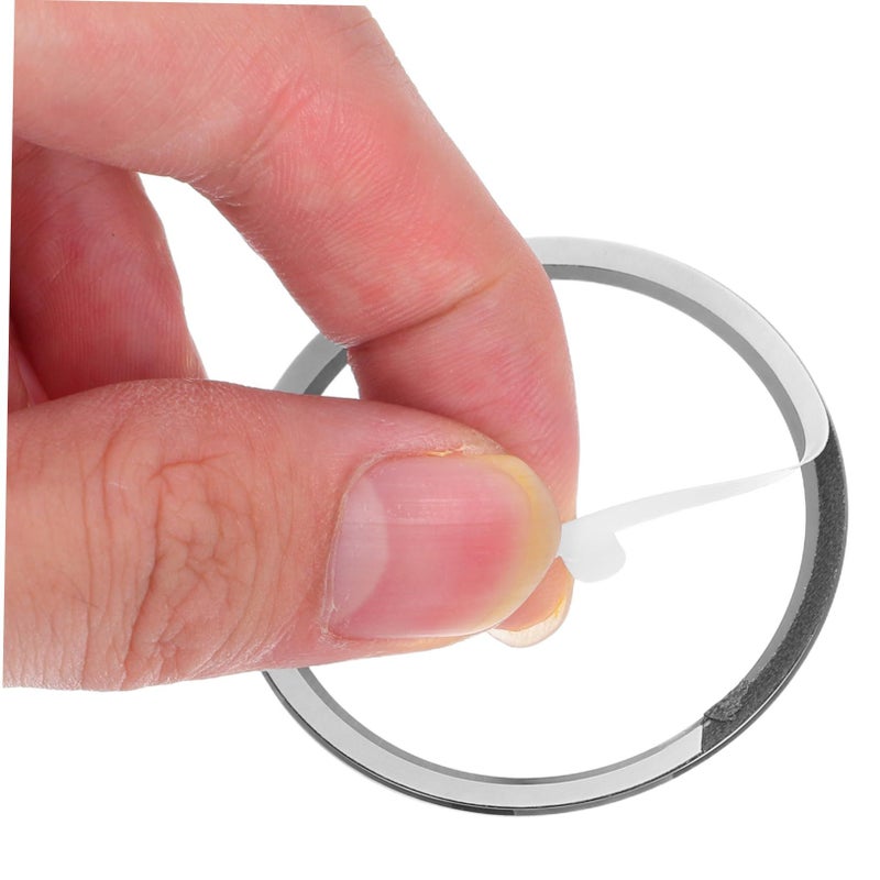 Diamond Mounted Bezel Ring Loop Cover For Watch Scratch Protector Silver Stylish Protect Your Smartwatch - Image 4