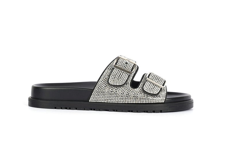 Cuple Crystal Embellished Flat Flip Flop - Image 2