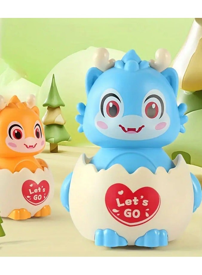 Exotic Press Dinosaur Toy – Eggshell Baby Dragon, Friction Powered Toy for Toddlers and Kids - Image 4