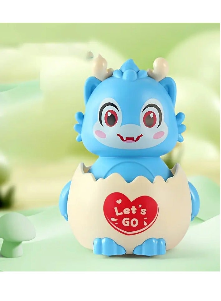 Exotic Press Dinosaur Toy – Eggshell Baby Dragon, Friction Powered Toy for Toddlers and Kids - Image 2