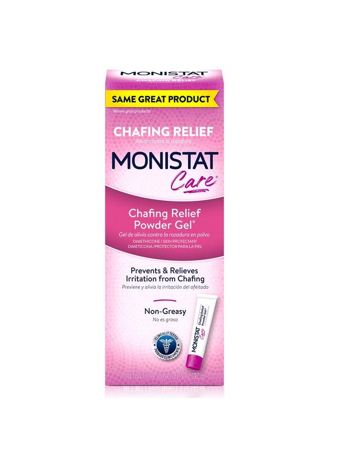 Monistat Care Chafing Relief Powder Gel, Anti-Chafe Protection  - Image 1