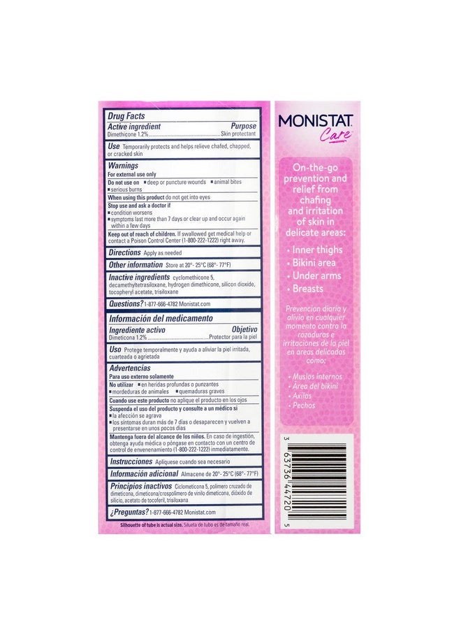 Monistat Care Chafing Relief Powder Gel, Anti-Chafe Protection  - Image 5