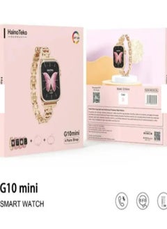 Haino Teko G10 Mini 4 Premium Version - Women's Watch, 4 Bands, BT Call and Health Tracking, Android and ios  - Image 1