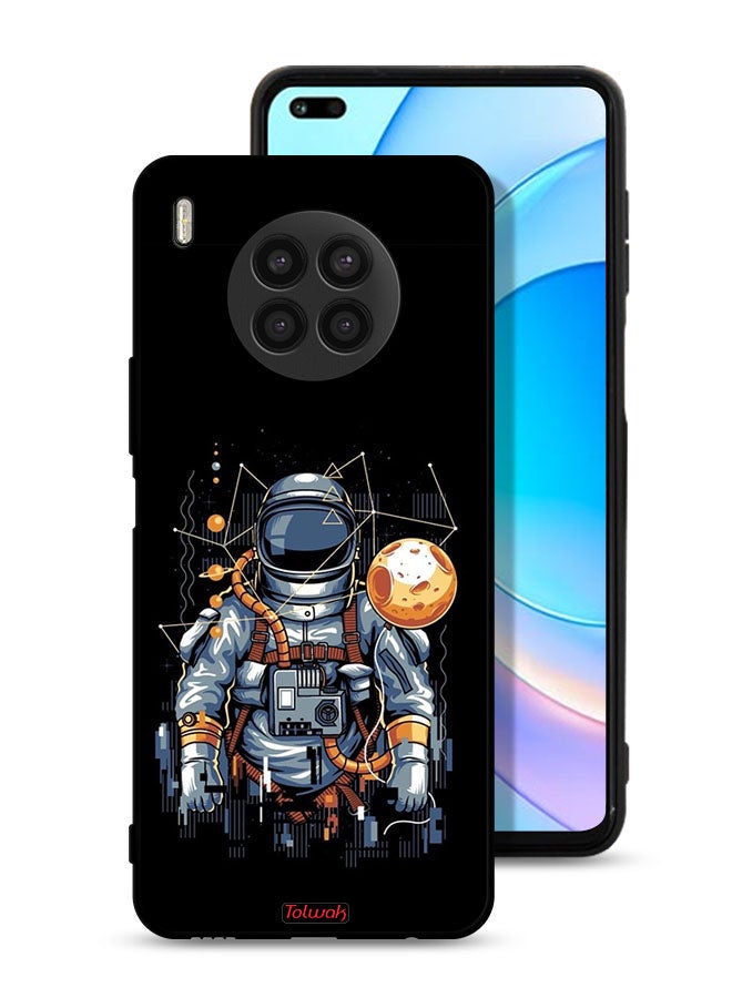 Tolwak Huawei nova 8i Protective Case Cover Astronaut Abstract Art - Image 1