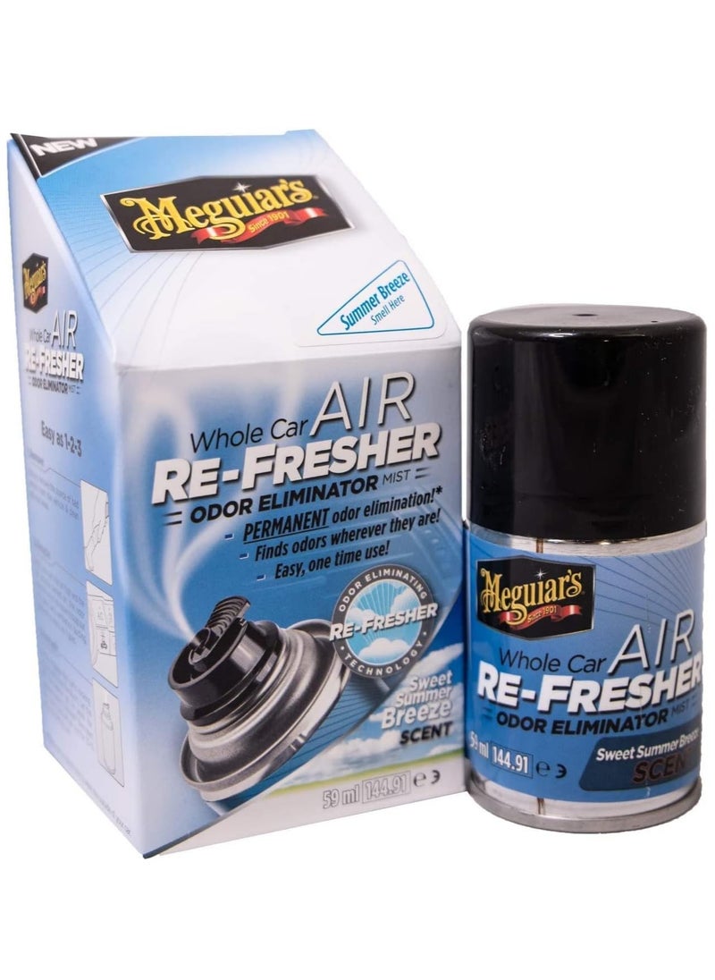 Car Air Refresher Eliminates Odor With Summer Breeze Scent
