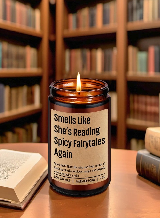 LEADO Scented Candle, Spicy Book Lover Gifts for Women - Funny Gifts for Fantasy & Romantasy Book Lovers, Dark Romance Reader - Bookish Mothers Day, Birthday, Reading Decor for Friend, Girl, Sister - Image 5
