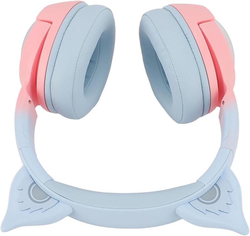 Colorful Glowing Gaming Headset Retractable Headband USB C 10H Playback Multi Device - Image 3