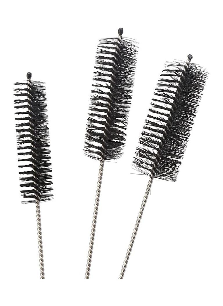 Generic - Baby Bottle and Straws Cleaner Brush Set 10 Pcs Different Sizes With Keyring - Image 1