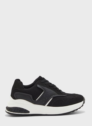 Textured Stripe Detail Sneaker