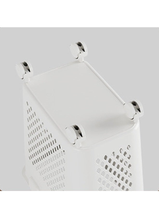 NKX - Modern Single Layer Storage Organizer with Wheels And Storage Table - Image 1