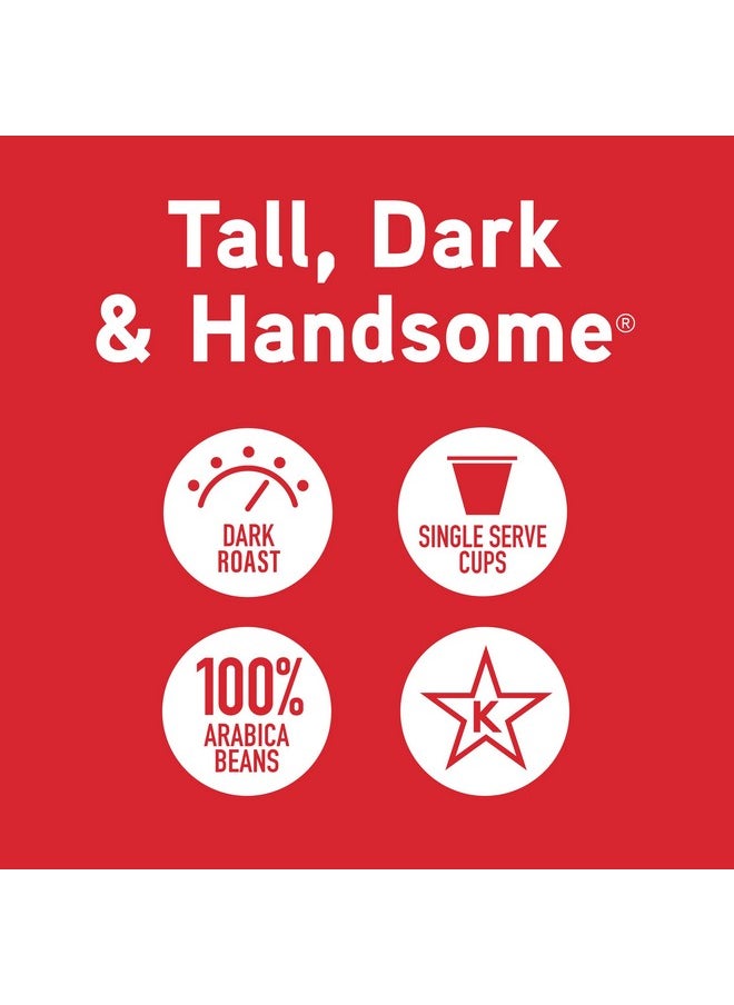 Joe Knows Coffee - Joe Knows Coffee Single Serve Coffee, Tall Dark and Handsome, 50 Count BPI certified compostable pods - Image 1