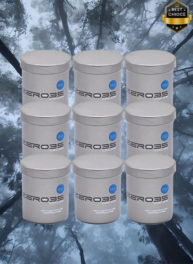 zero35 9 Pieces Mint Fragranced Hair Bleaching Powder 500ml - Image 1
