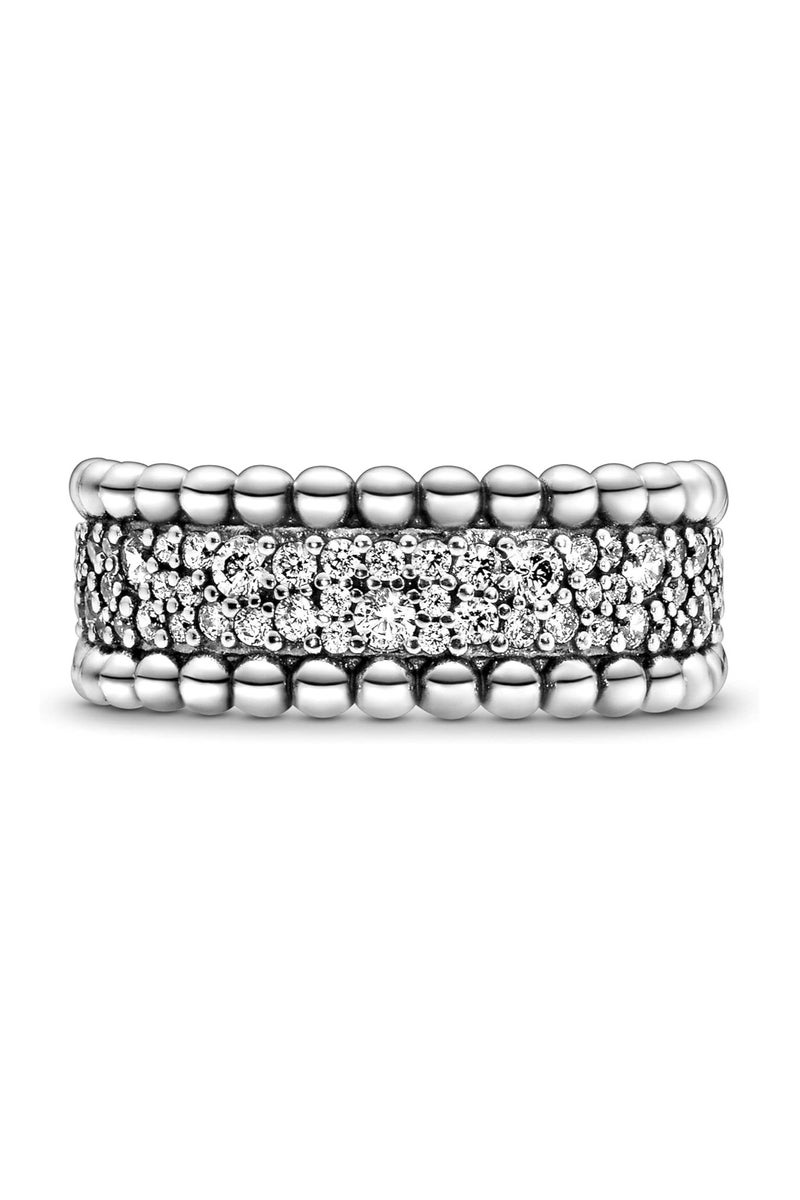 PANDORA Sterling Silver Ring with Clear Cubic Zirconia - Image 4