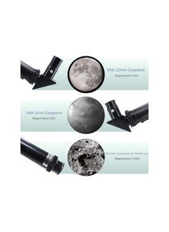Generic Telescope, 70mm telescopes for Adults Astronomy & Kids & Beginners, 300mm Portable Refractor Travel Telescope (15X-150X) with A Smartphone Adapter& A Wireless Remote, Astronomy Gifts for Kids  - Image 3