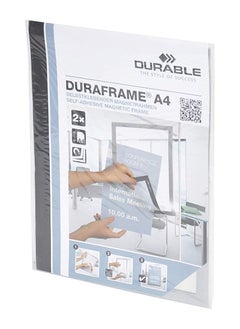 Durable Durable Magnetic Frames (2 Pieces, Metallic Silver, DUMF4872-23)  - Image 3