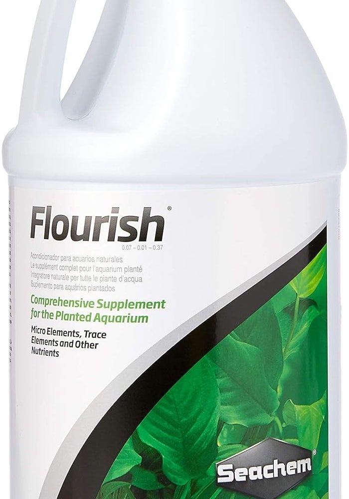 Seachem Flourish Freshwater Plant Supplement - Comprehensive Nutrient Blend for Aquariums, 2L / 67.6 oz - Image 1