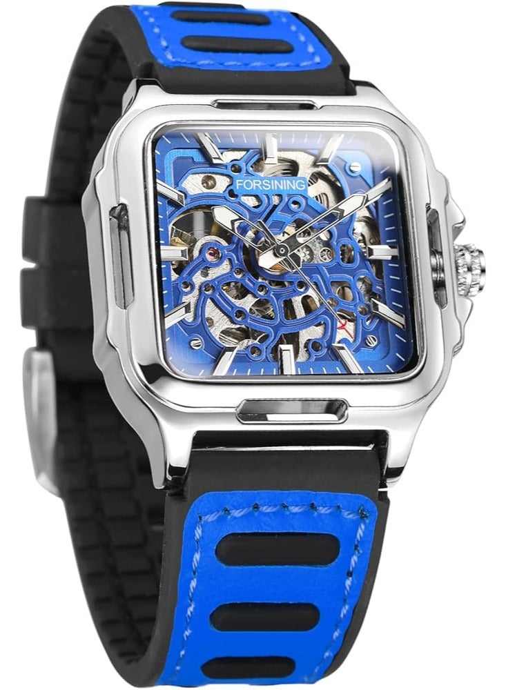 FORSINING Watches for Men Watch Leather Strap Luxury Luminous Water Resistant Automatic Mechanical Wristwatch 1008 - Image 1