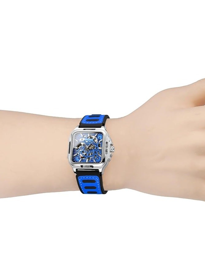 FORSINING Watches for Men Watch Leather Strap Luxury Luminous Water Resistant Automatic Mechanical Wristwatch 1008 - Image 4