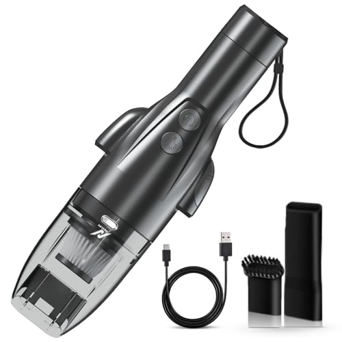 nexlev Cordless Electric Car Vacuum Cleaner VacuSafe| Seat-Belt Cutter| Window Breaker Hammer| LED Torch|4000 mAh| High Power Suction | Copper Motor| Type-C Emergency Car Escape Tool| Portable| VC-03 - Image 1