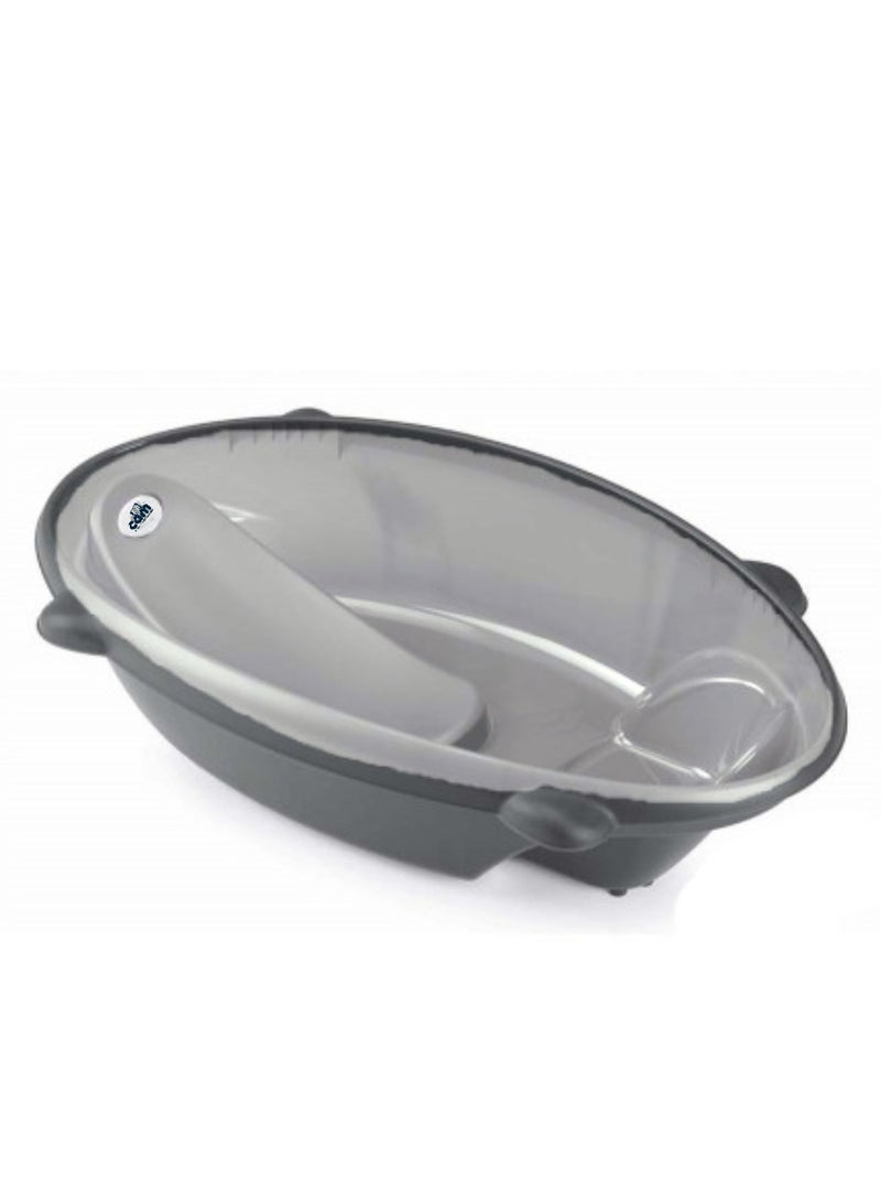 cam Bollicina Baby Bath Tub - Clear, 1 Piece - From 0 To 12 Months, Support Feet And Plug To Drain The Water, Newborn Bath Tub For Baby, Portable Baby Bathtub, Made In Italy - Image 1