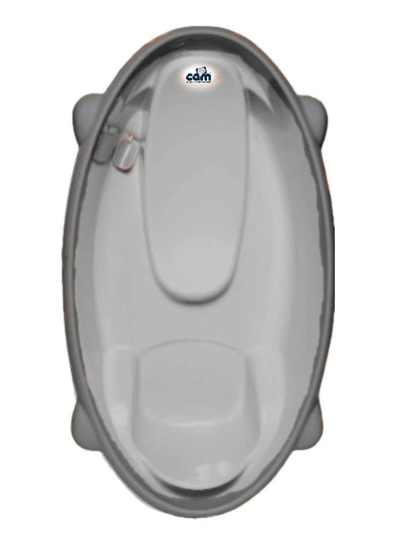 cam Bollicina Baby Bath Tub - Clear, 1 Piece - From 0 To 12 Months, Support Feet And Plug To Drain The Water, Newborn Bath Tub For Baby, Portable Baby Bathtub, Made In Italy - Image 2