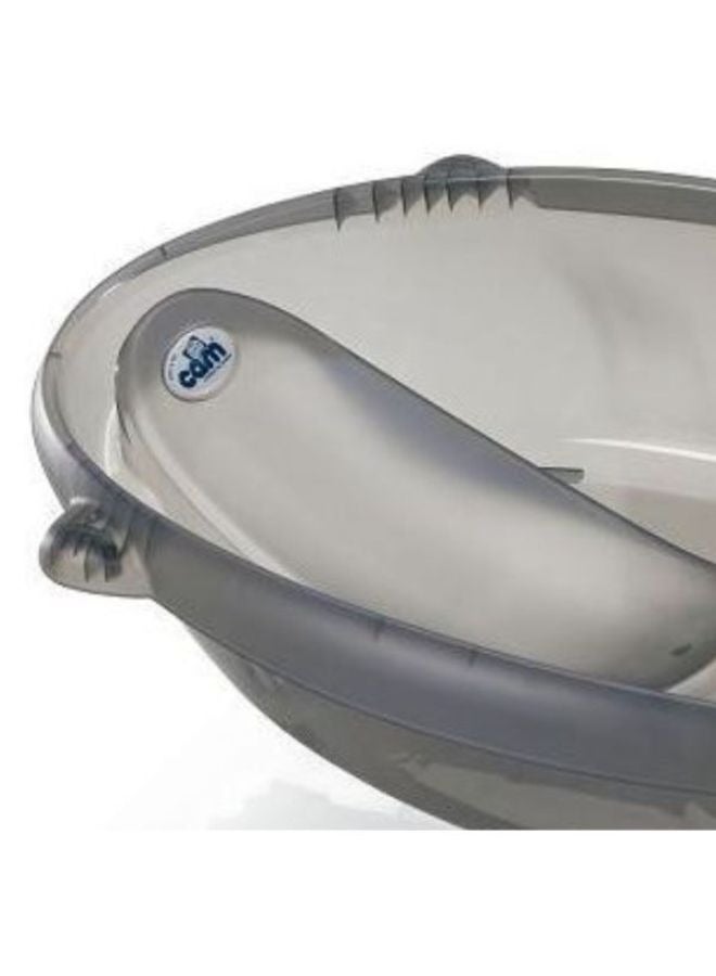 cam Bollicina Baby Bath Tub - Clear, 1 Piece - From 0 To 12 Months, Support Feet And Plug To Drain The Water, Newborn Bath Tub For Baby, Portable Baby Bathtub, Made In Italy - Image 3