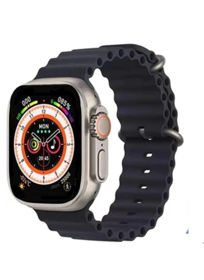 T500 - T500 Ultra Smart Watch With Bluetooth Calling Function Black - Image 1